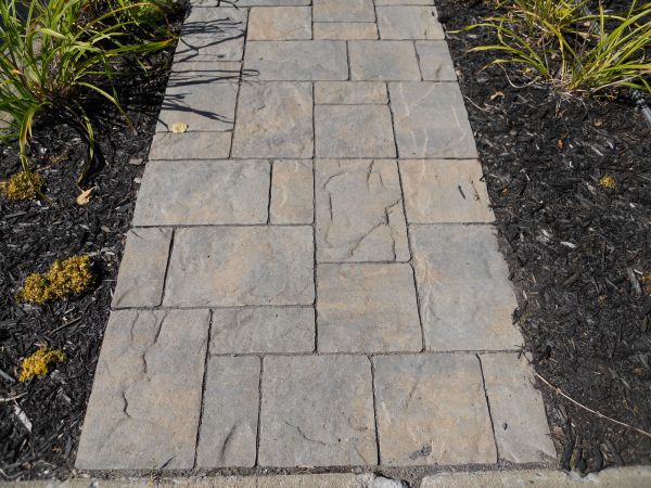 Stamped Concrete Staining in Hilliard