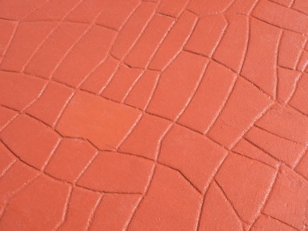 Colored Pavement Installation in Hilliard